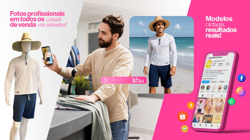 Imagem vende — e o FotoModel é a ferramenta ideal para isso.