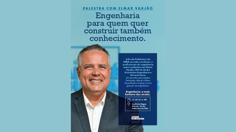 Elmar Juan Passos Varjão Bomfim ressalta como sustentabilidade técnica e materiais de baixo impacto são decisivos em obras de infraestrutura no Brasil.