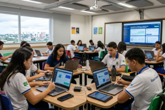 Inteligência artificial chega às escolas de MS: o que muda para alunos e professores em Campo Grande